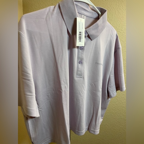 #143 Outdoor voices ✅NWT Birdie Cropped Polo - Picture 4 of 4